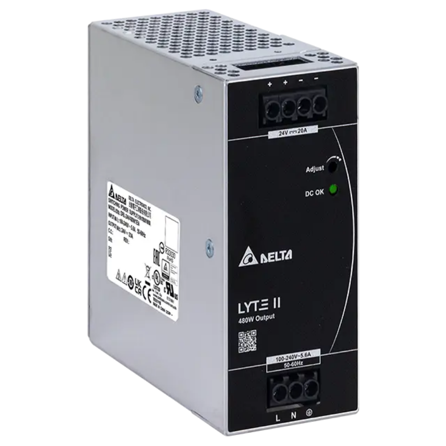 Delta DRL-24V480W1EN 480W 24V DC 20A Güç Kaynağı