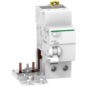 Schneider Electric A9V44263 Vigi İc60 - Toprak Kaçağı Eklenti Bloğu - 2P - 63A - 300Ma - Ac Tip