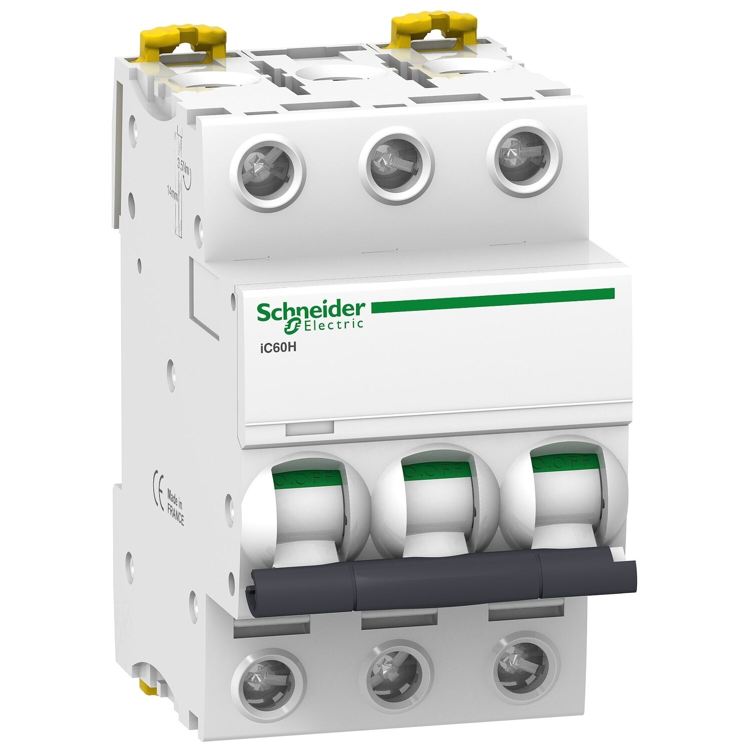 Schneider Electric A9F84306 İc60H - Minyatür Devre Kesici - 3P - 6A - C Eğrisi