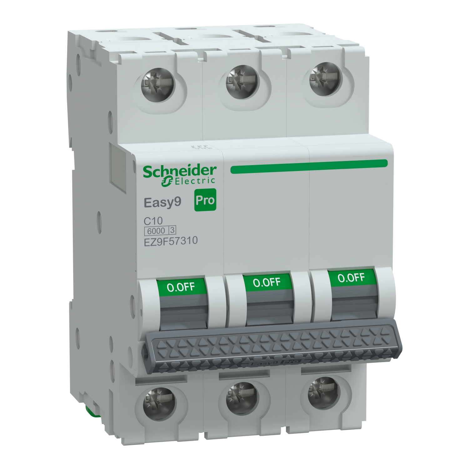 Schneider Electric EZ9F57310 Pro Sigorta 3P C Eğrisi 10A 6 kA