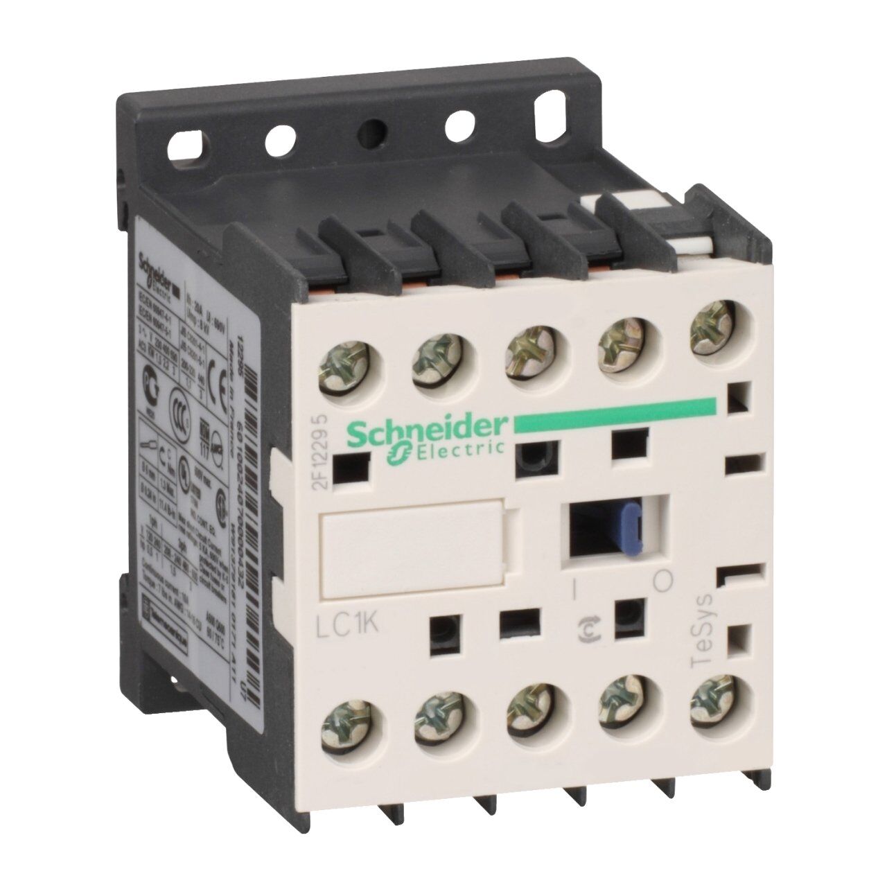Schneider Electric LC1K0601B7 TeSys K Kontaktör 3P 6A AC3 24VAC 1NK