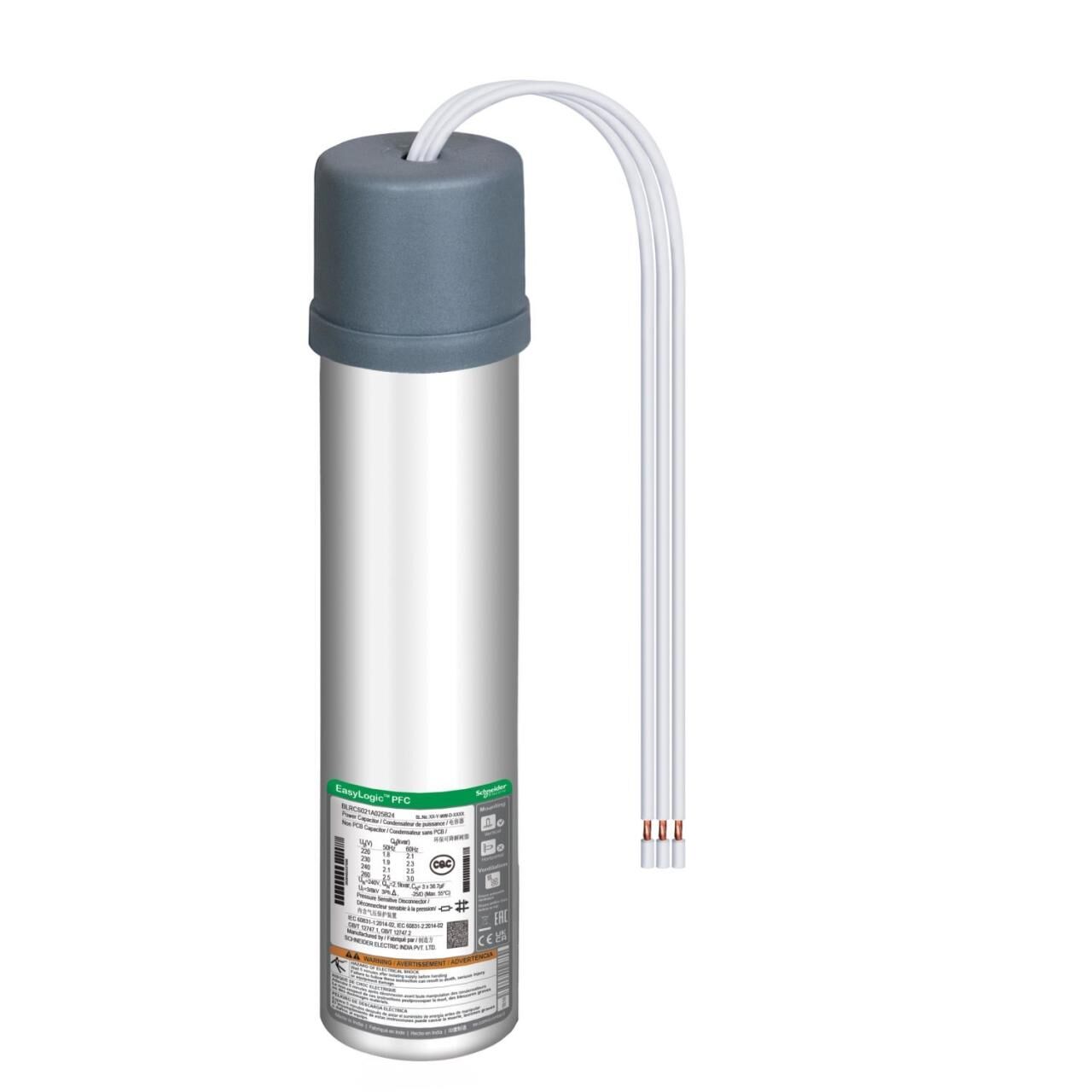 Schneider Electric BLRCS025A030B40 EasyCan Kapasitör - 2,5/3 kvar - 400 V - 50/60Hz