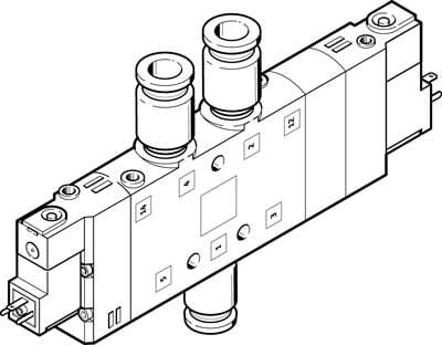 Festo 170271 CPE24-M1H-5/3G-QS-10 Selenoid valf