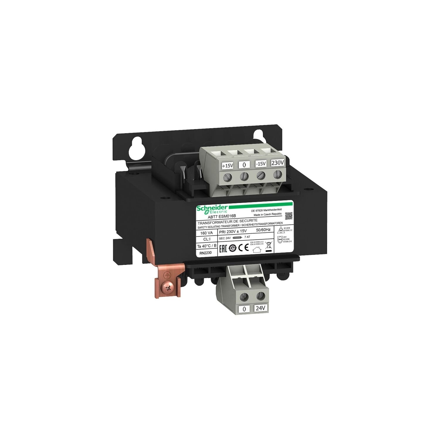 Schneider Electric ABT7ESM016B Gerilim Transformatörü - 230 V - 1 X 24 V - 160 Va