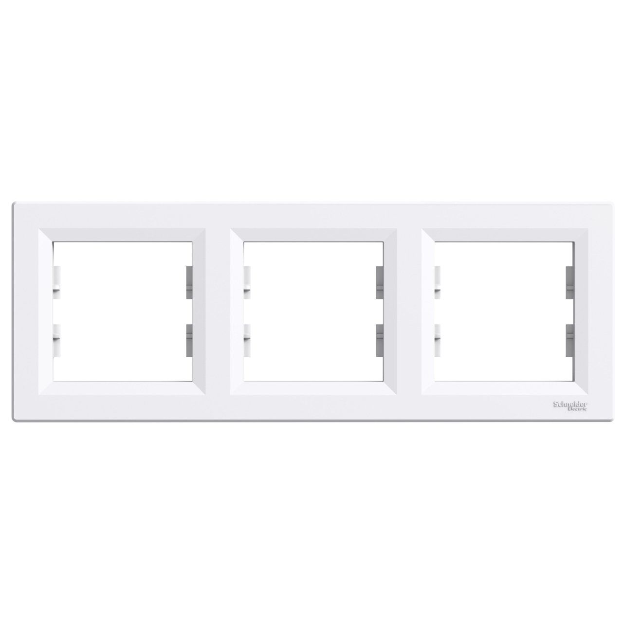 Schneider Electric EPH5800321 Asfora 3'lü Yatay Çerçeve Beyaz