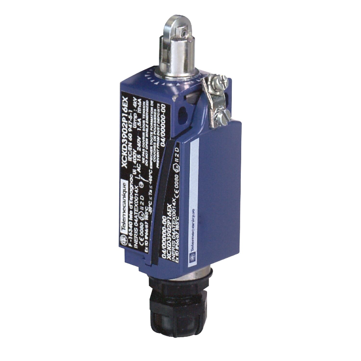 Telemecanique Sensors XCKD3902P16EX Nihayet Şalteri Xck-D - Makaralı Pim - 2 Nk + 1 Na - Atex