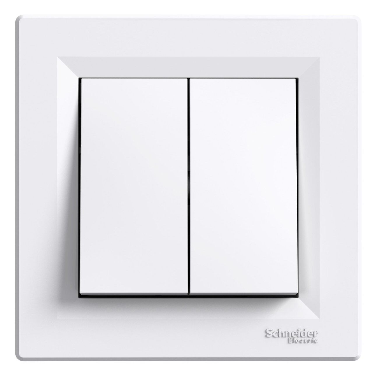 Schneider Electric EPH0300121 Asfora Komütatör, Beyaz, vidasız, çerçeveli