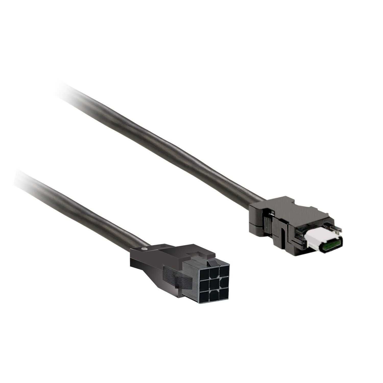 Schneider Electric VW3M8D1AR30 enkoder kablosu 3m ekranlı, BCH2.B/.D/.F için kablo bağlantısı, CN2 fişi