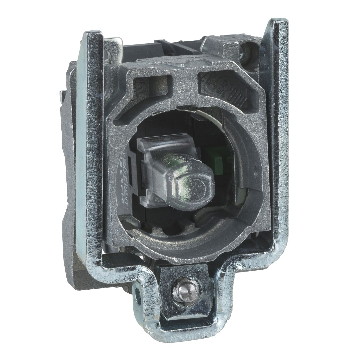 Schneider Electric ZB4BW0B61 Entegre Led'Li 24V Gövde/Sabitleme Bilezikli Mavi Işık Bloğu 1Na