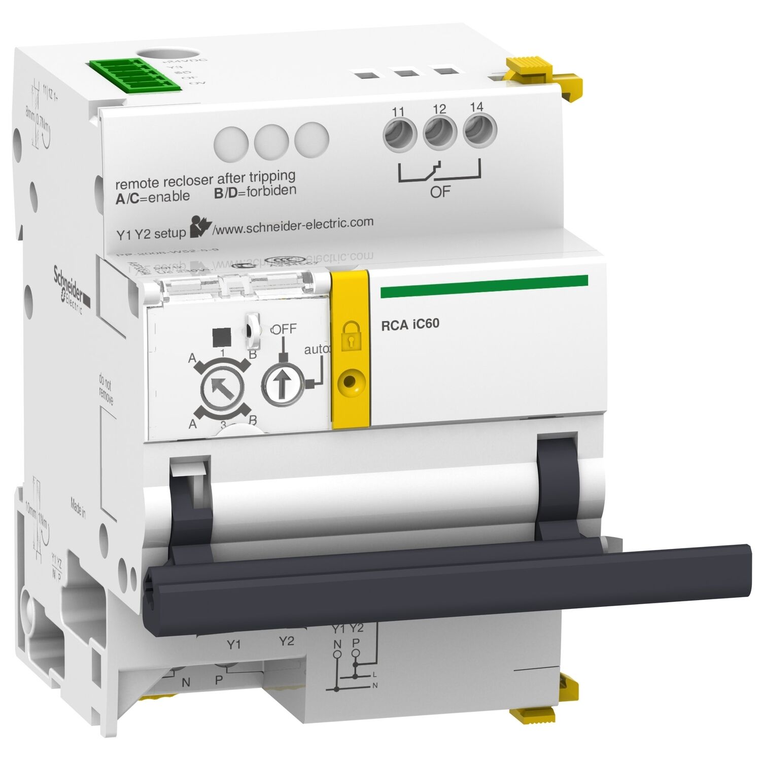 Schneider Electric A9C70122 Rca 1P/2P (Ti24 Haberleşme Modülü İle)