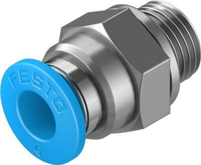 Festo 186096 QS-G1/8-6 Otomatik bağlantı rakoru