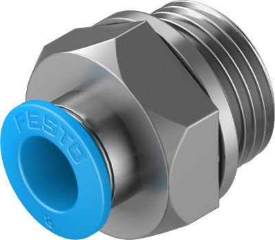Festo 186100 QS-G3/8-8 Otomatik bağlantı rakoru