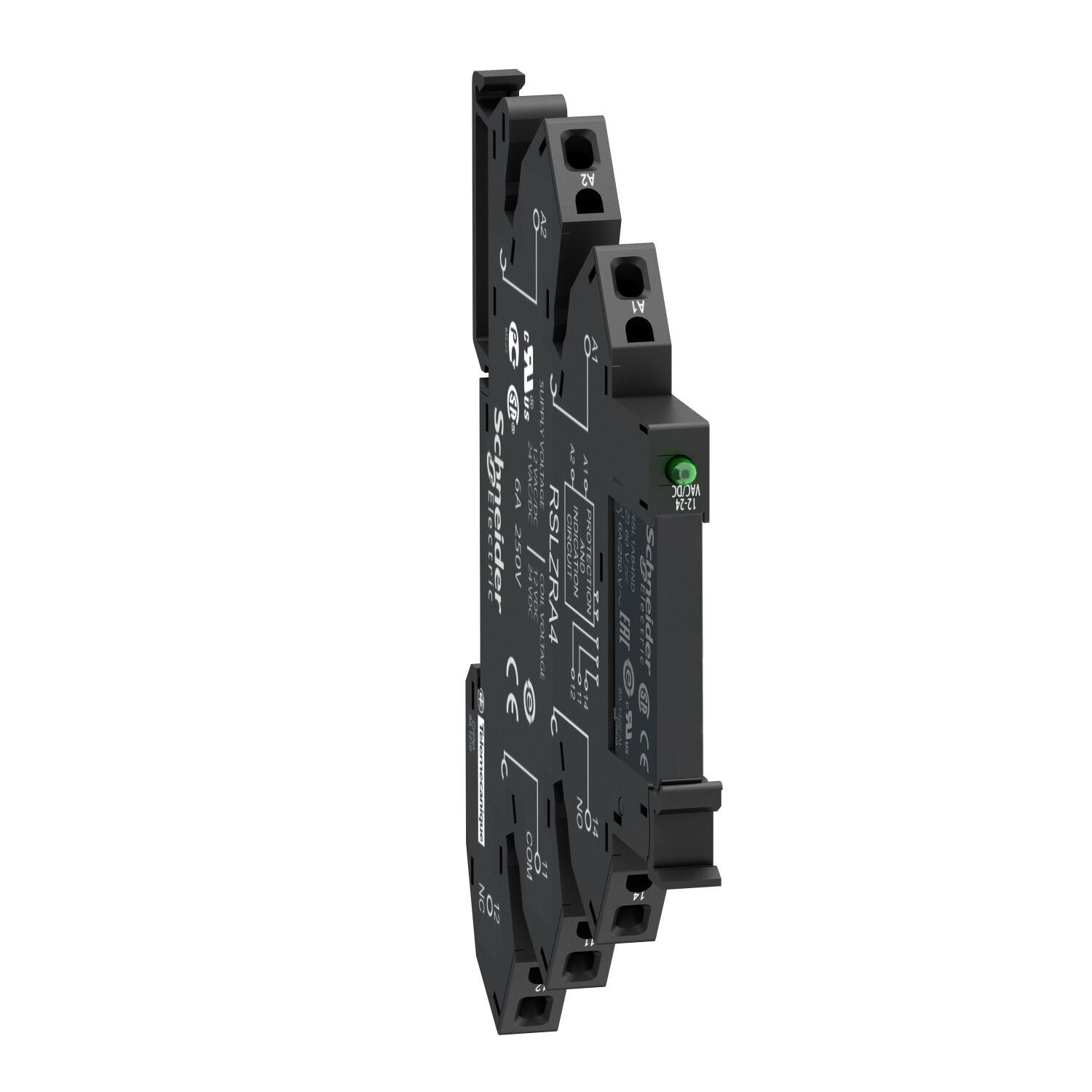 Schneider Electric RSL1PRJU Arayüz Takılabilir Röle - Zelio Rsl - 1 K/A - 12 V Dc - 6 A - Led'Li