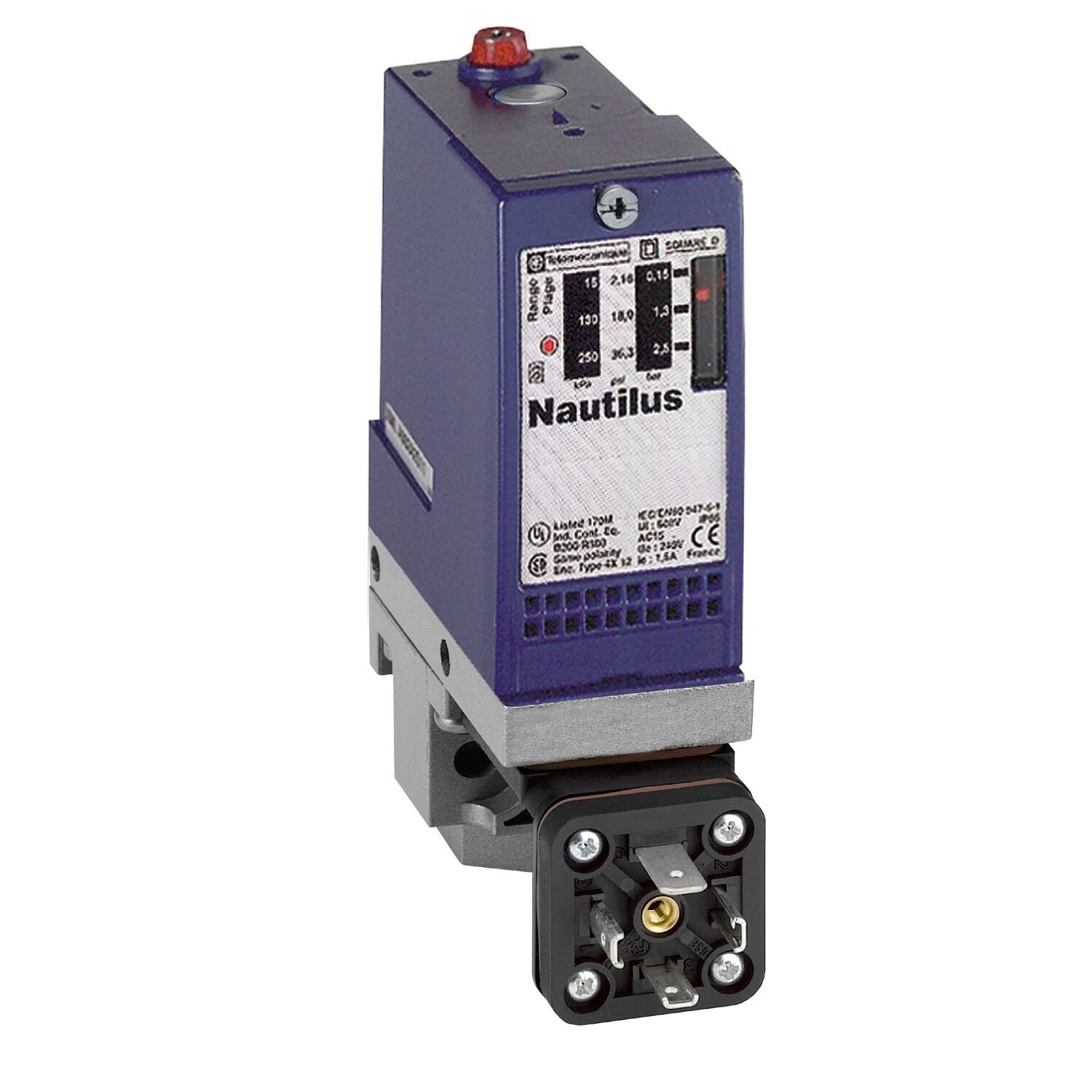 Telemecanique Sensors XMLA300D2C11 Basınç Anahtarı Xmla 300 Bar - Sabit Skala 1 Eşik - 1 K/A