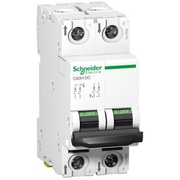 Schneider Electric A9N61523 Minyatür Devre Kesici - C60H - 2 Kutup - 3 A - C Eğrisi Sigorta