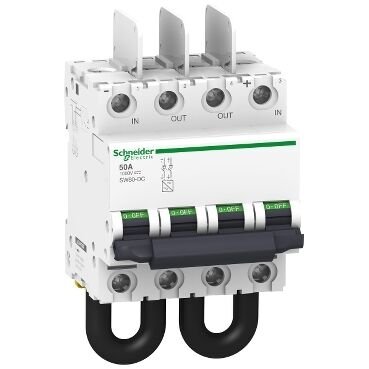 Schneider Electric A9N61699 Acti9 Sw60-Dc 2P 50A Fotovoltaik Sigorta Akim Devre Kesici