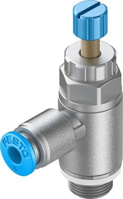 Festo 197580 GRLA-1/8-QS-4-RS-D tek yönlü akış kontrol valfleri