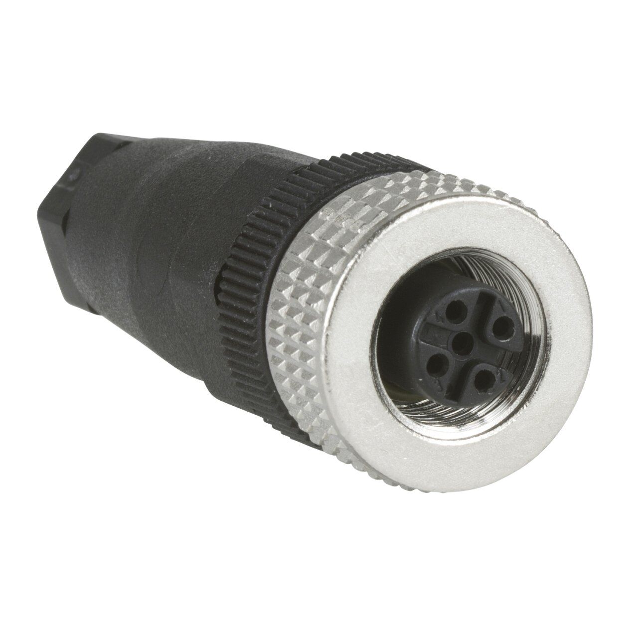 Telemecanique Sensors XZCC12FDM40B Kablolu Konnektör Dişi M12 4Pim Düz