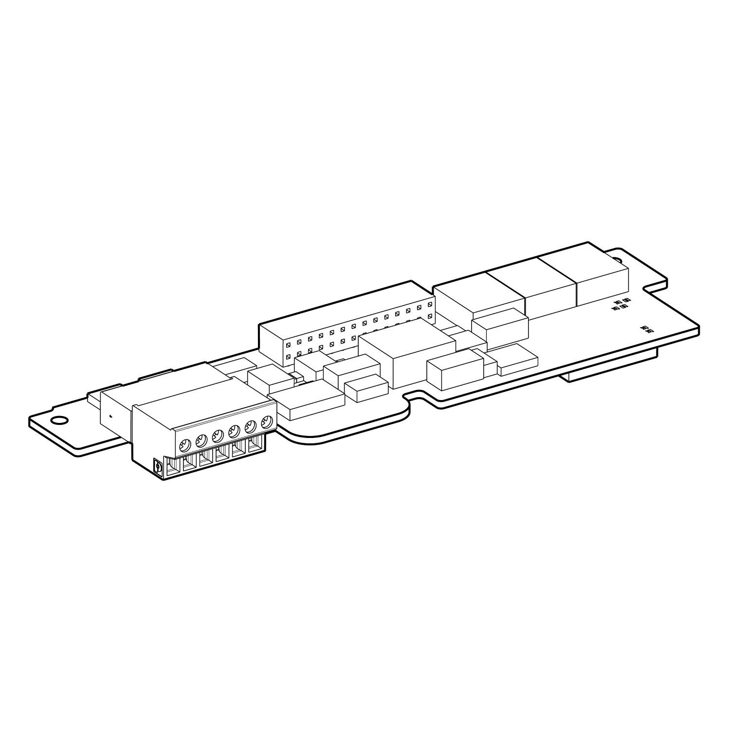 Schneider Electric VW3A3407 İtme-Çekme Çıkışlarla Enkoder Arayüz Kartı - 24 V Dc