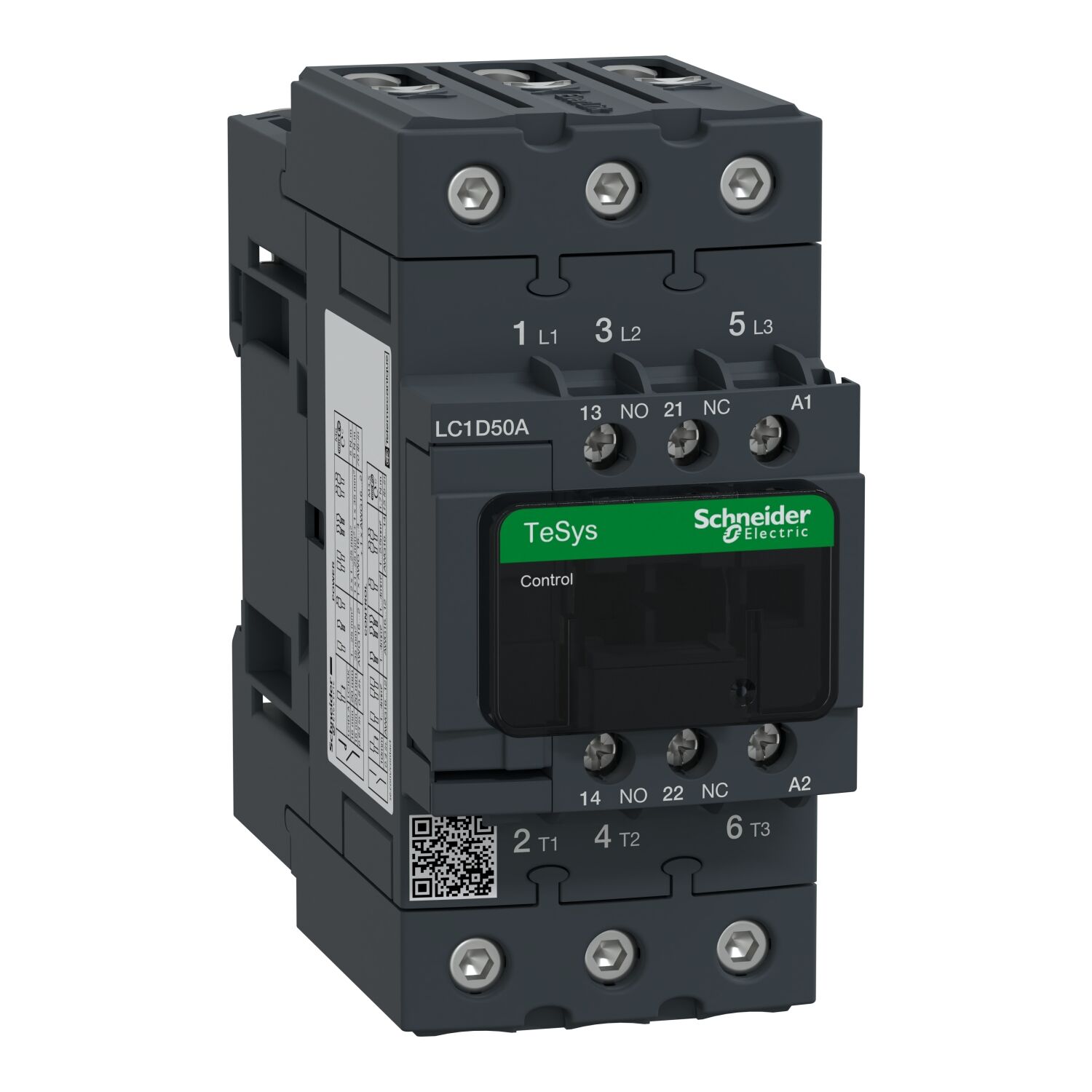 Schneider Electric LC1D50AR7 Tesys D Kontaktör - 3P(3 Na) - Ac-3 - <= 440 V 50 A - 440 V Ac 50/60 Hz Bobin