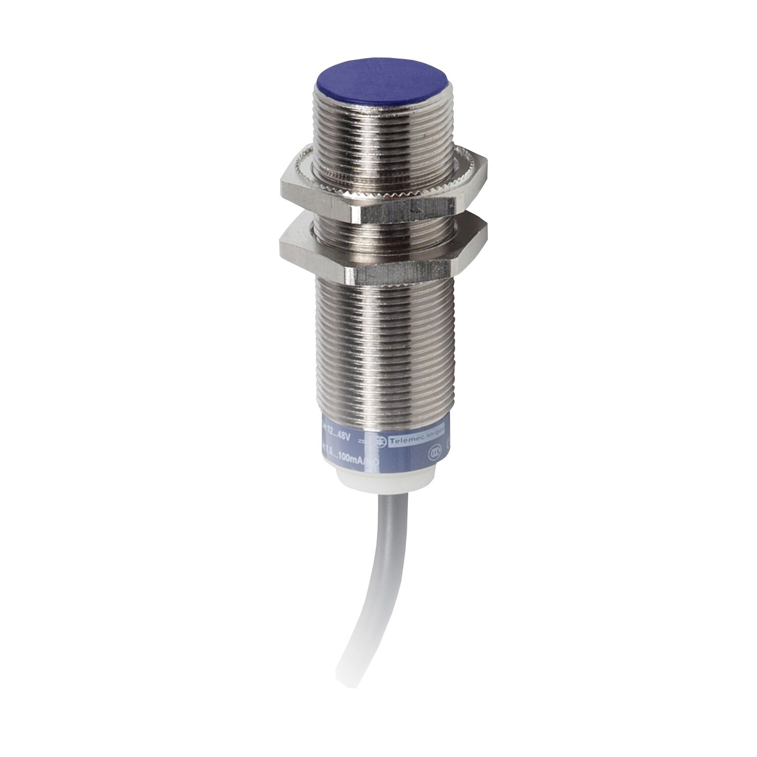 Telemecanique Sensors XS518B1DAL2 Endüktif Sensör Xs5 M18 - U62Mm - Pirinç - Sn5Mm - 12..48Vdc - Kablo 2M