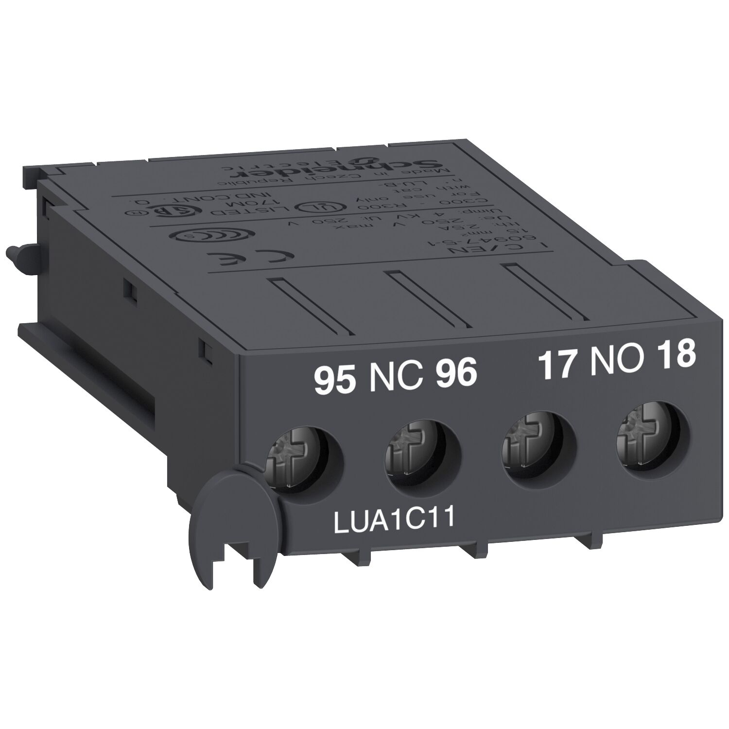 Schneider Electric LUA1C11 Tesys U Yardımcı Kontak Bloğu 1Na1Nk