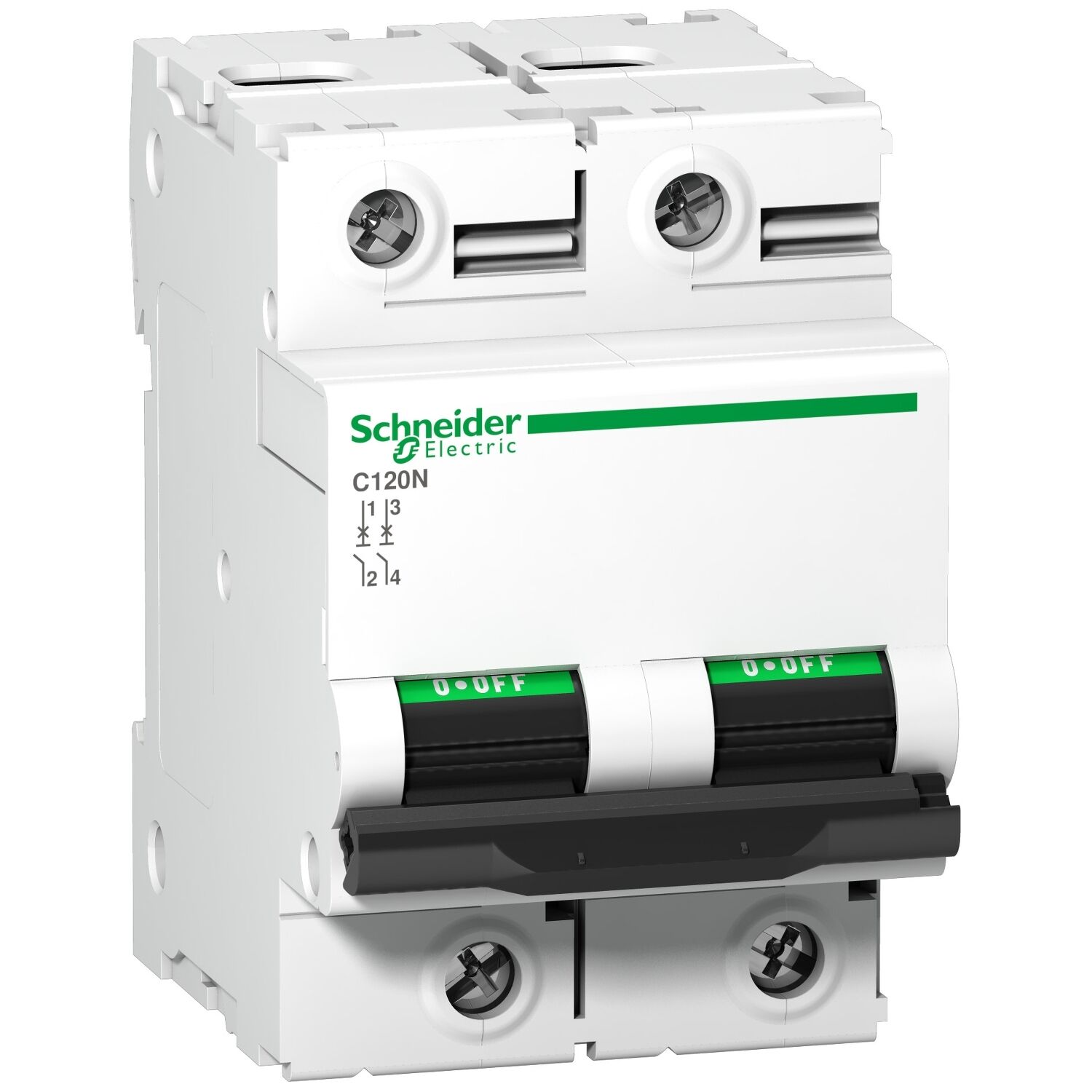 Schneider Electric A9N18363 C120N - Devre Kesici - 2P - 125A - C Eğrisi