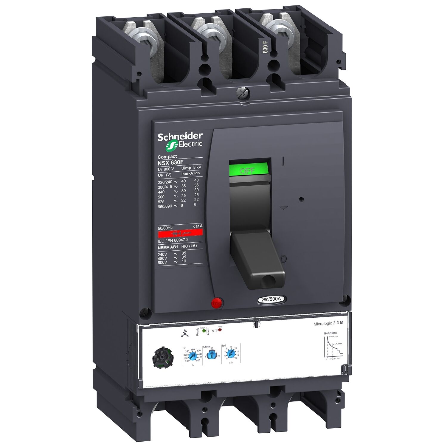 Schneider Electric C63N32M500 Nsx630N Ml 2.3 M500 50Ka