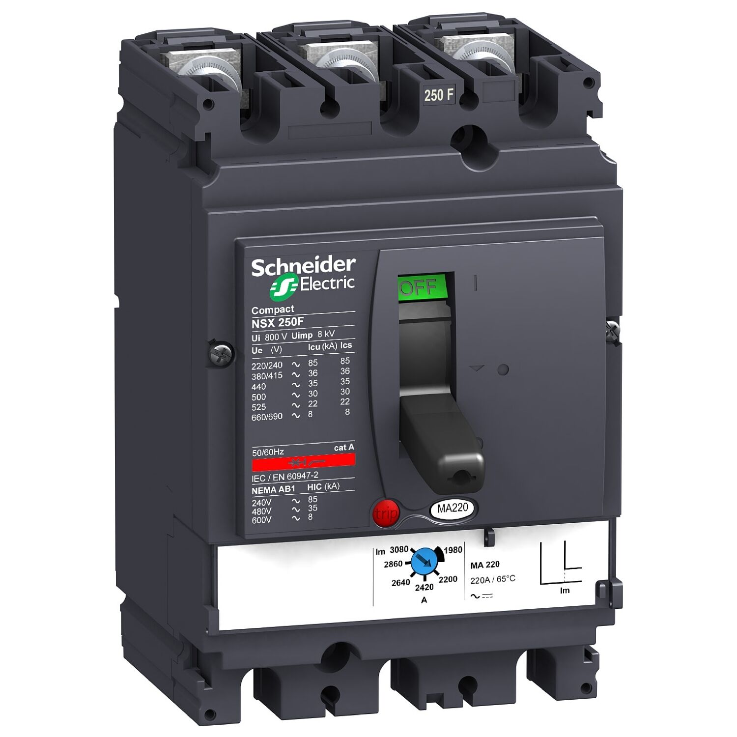 Schneider Electric C25F3MA220 Nsx250F Ma220 36Ka