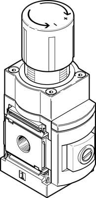 Festo 538022 MS6-LRP-1/2-D4-A8 Hassas basınç regülatörü