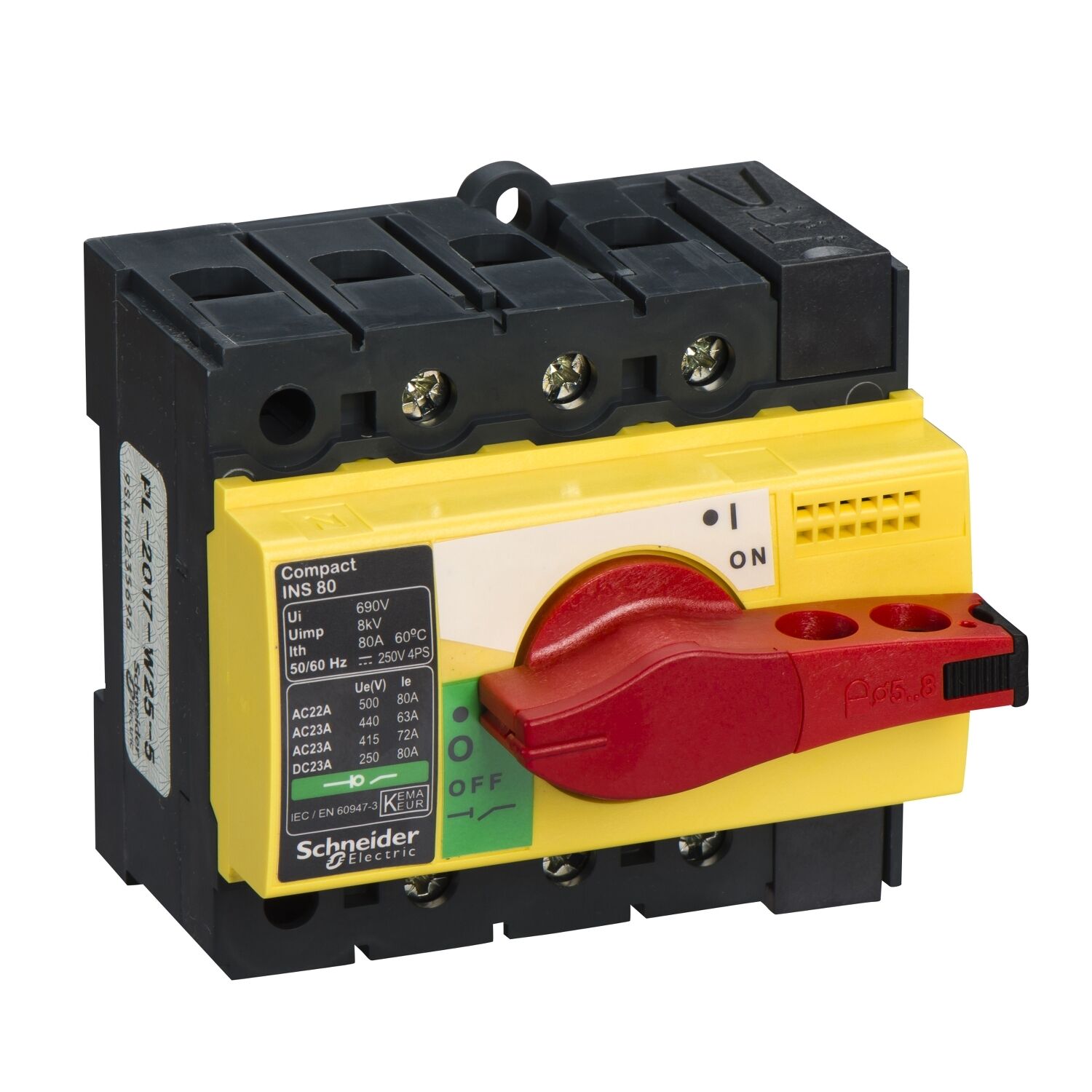 Schneider Electric 28920 Yük Ayırıcı Compact Ins80 - 3 Kutuplu - 80 A