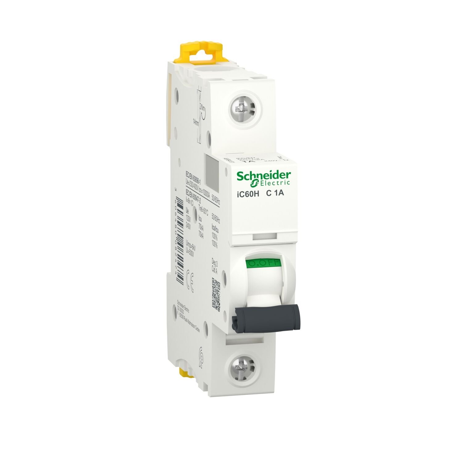 Schneider Electric A9F84101 İc60H - Minyatür Devre Kesici - 1P - 1A - C Eğrisi