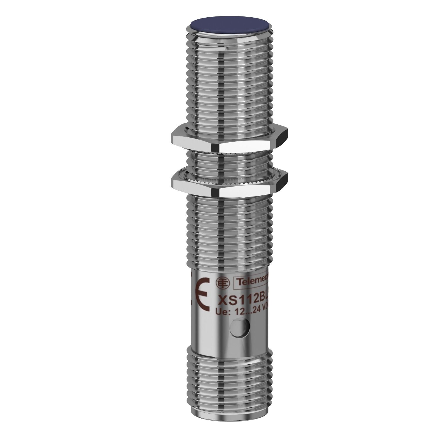 Telemecanique Sensors XS112BLPAM12 Endüktif Sensör Xs1 M12 - U53Mm - Pirinç - Sn2Mm - 12..24Vdc - M12