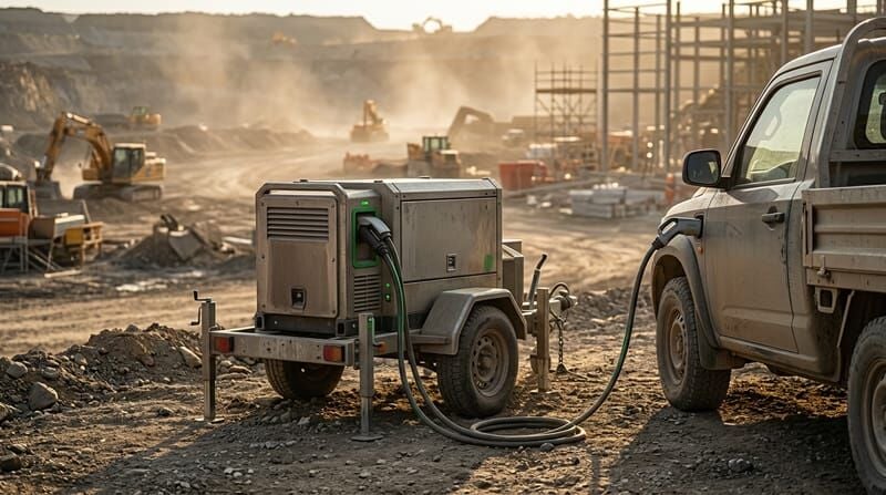 Mobil Araç Şarj İstasyonu: Şantiye ve Madenler İçin Güvenilir Enerji Çözümleri
