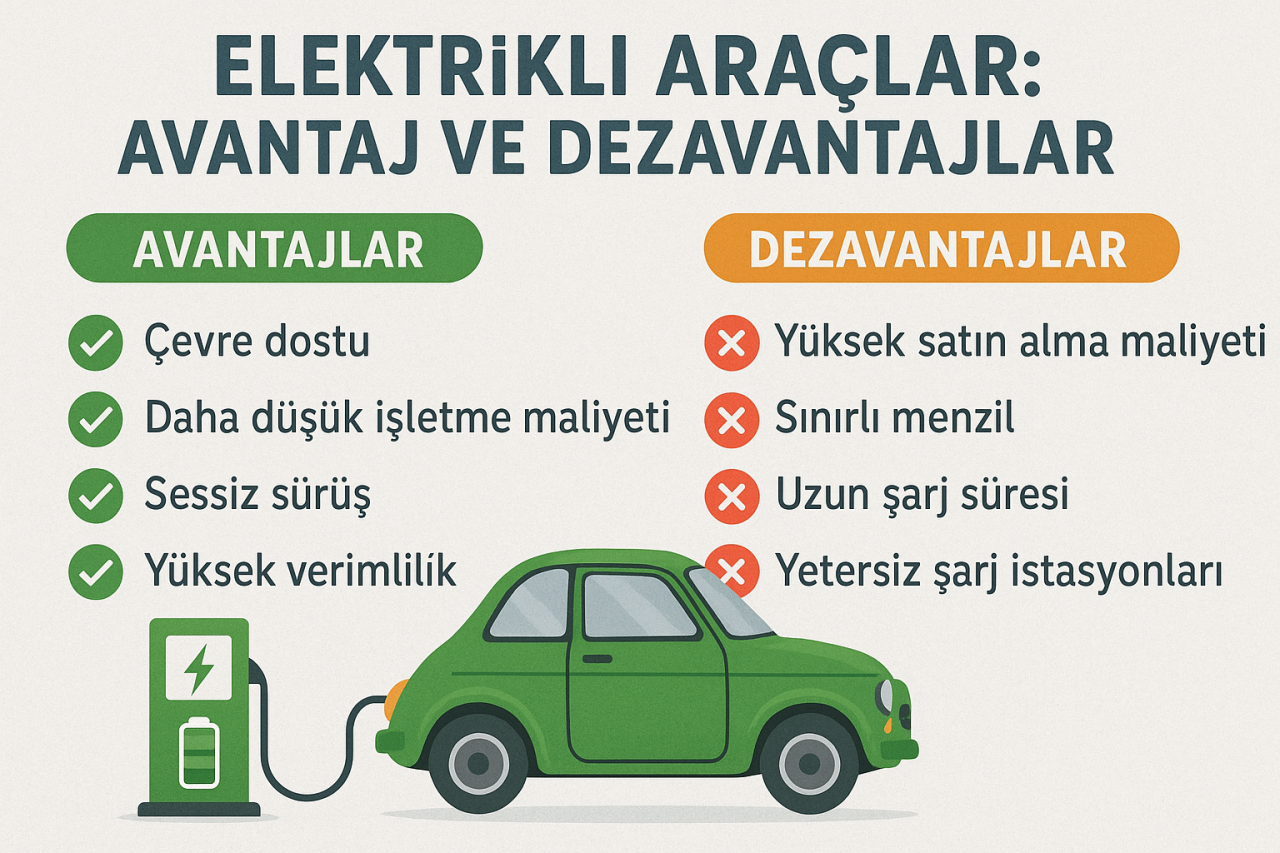 Elektrikli Araçların Avantajları ve Dezavantajları Nelerdir ?