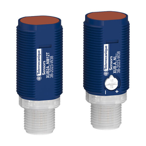Telemecanique Sensors XUB2APYNM12 Fotoelektrik sensörler XU, Fotoelektrik sensör, Silindirik, Plastik, Geçiş ışınlı, Sistem, Smax 30m, IO-Link, Konnektör M12