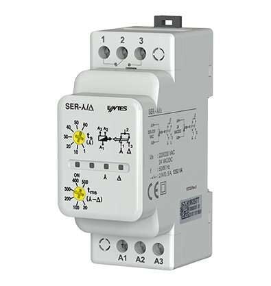 Entes SER-Y/U Yıldız Üçgen Rölesi Y:1-60Sn /Y→∆:20-500Ms M4091