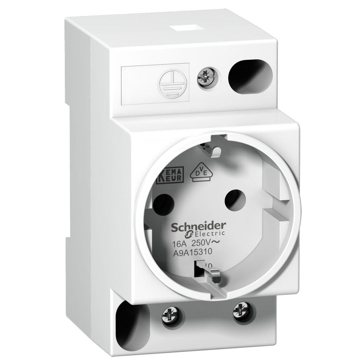 Schneider Electric A9A15310 Ray tipi modüler priz, topraklı priz