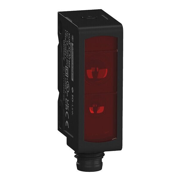 Telemecanique Sensors XUM8ALAYM8 Fotoelektrik sensörler XUM8, BGS, Lazer, Sn 150mm, IO-Link, Konnektör M8