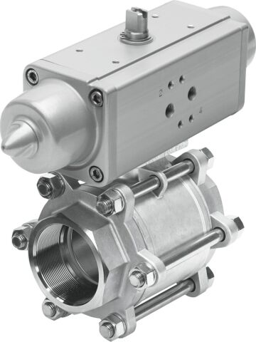 Festo 1758078 VZBA-3''-GG-63-T-22-F0710-V4V4T-PS180-R-9 Pnömatik aktuatörlü küresel vana