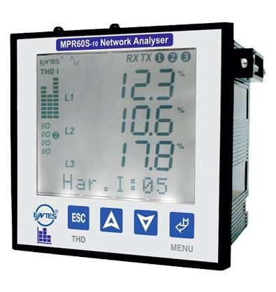 Entes MPR-63-42 96X96Mm 85-265 Vac/Dc Rtc Alarmlı Modbuslı Şebeke Analizörü M1395