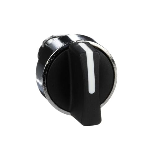 Schneider Electric ZB4BD5 Siyah mandal buton başlığı Ø22 3 konumlu yaylı dönüş