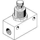 Festo 6509 GRA-1/4-B tek yönlü akış kontrol valfleri