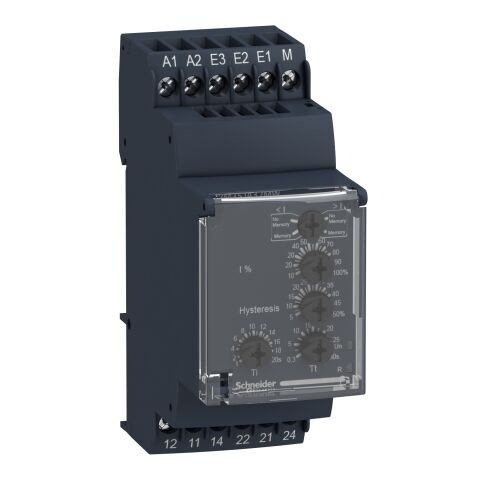 Schneider RM35JA32MW Akım Kontrol Rölesi 5A, 2Co, Aşırı Akım veya Düşük Akım Algılama, 0,15.....15A, 24.....240V AC DC