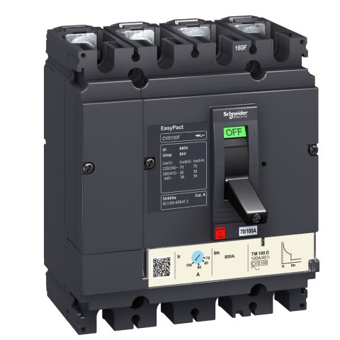 Schneider Electric LV516312 Cvs160B Tm125D 4P3D Devre Kesici