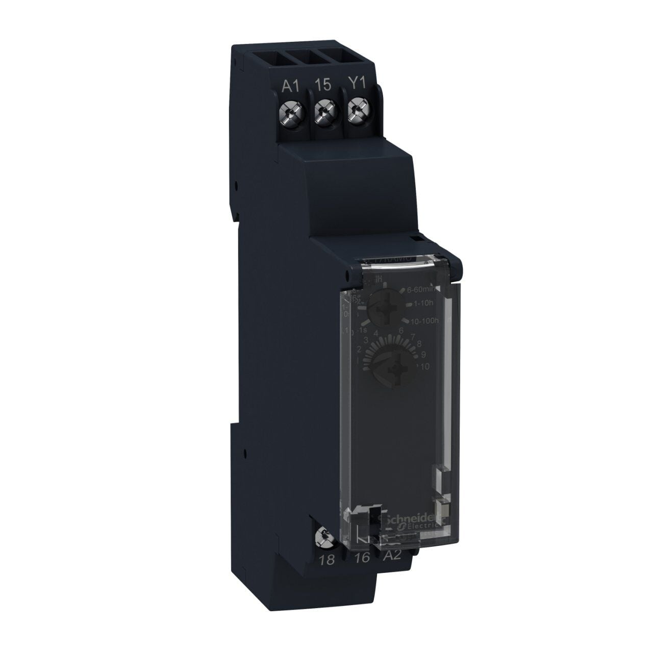 Schneider Electric RE17RAMU Çekmede Gecikme Zaman Rölesi 24VDC & 24-240 VAC  0,1 sn – 100saat  8 A