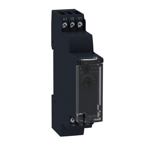 Schneider Electric RE17RAMU Çekmede Gecikme Zaman Rölesi 24VDC & 24-240 VAC  0,1 sn – 100saat  8 A