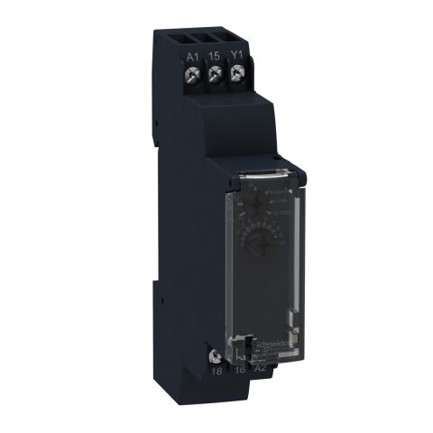 Schneider Electric RE17RAMU Çekmede Gecikme Zaman Rölesi 24VDC & 24-240 VAC  0,1 sn – 100saat  8 A