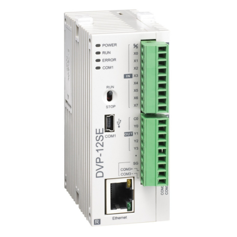 Delta DVP12SE11T 8 Giriş 4 NPN Çıkış 24V SE Ethernetli Plc