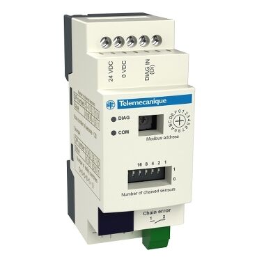 Telemecanique Sensors XCSRD210MDB Güvenlik Şalteri Xcs, Diagnostic Module For Xcsrc Daisy Chain Models, Modbus Rtu